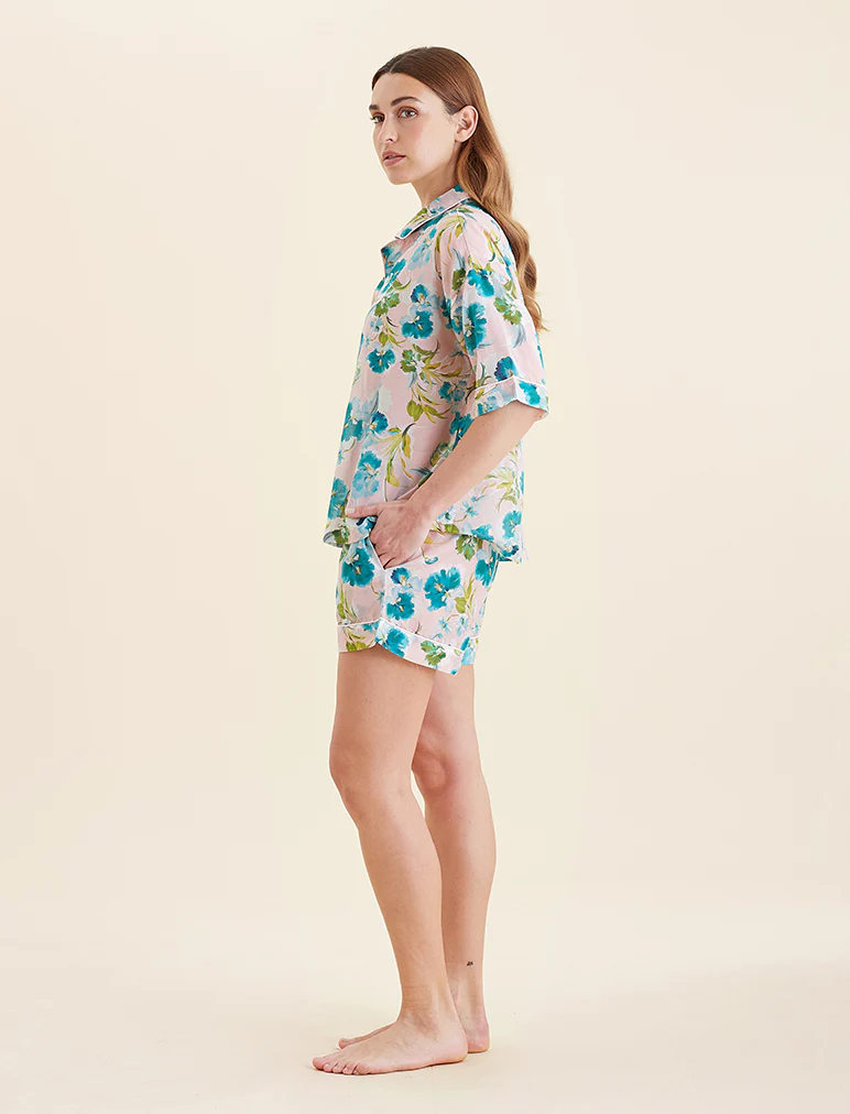 Audrey Floral Boxer PJ Set - Image 3