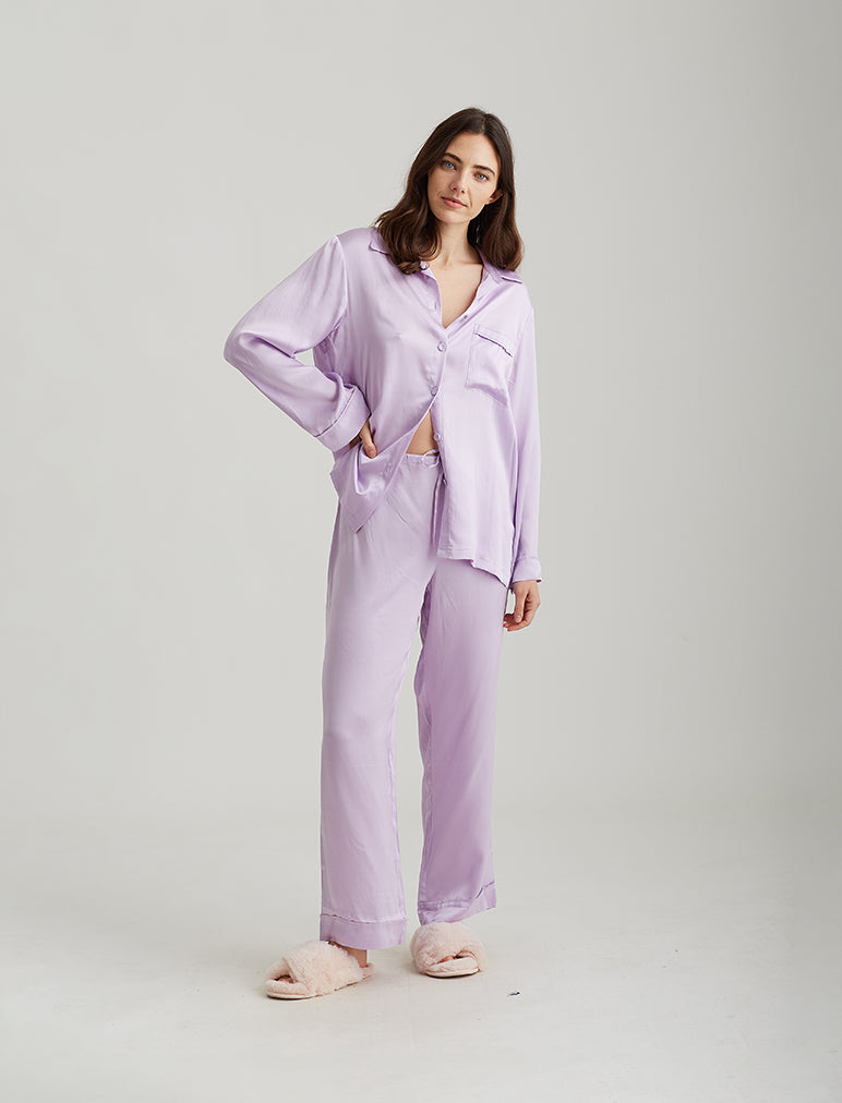 Audrey Washable Silk Full Length PJ - Image 13