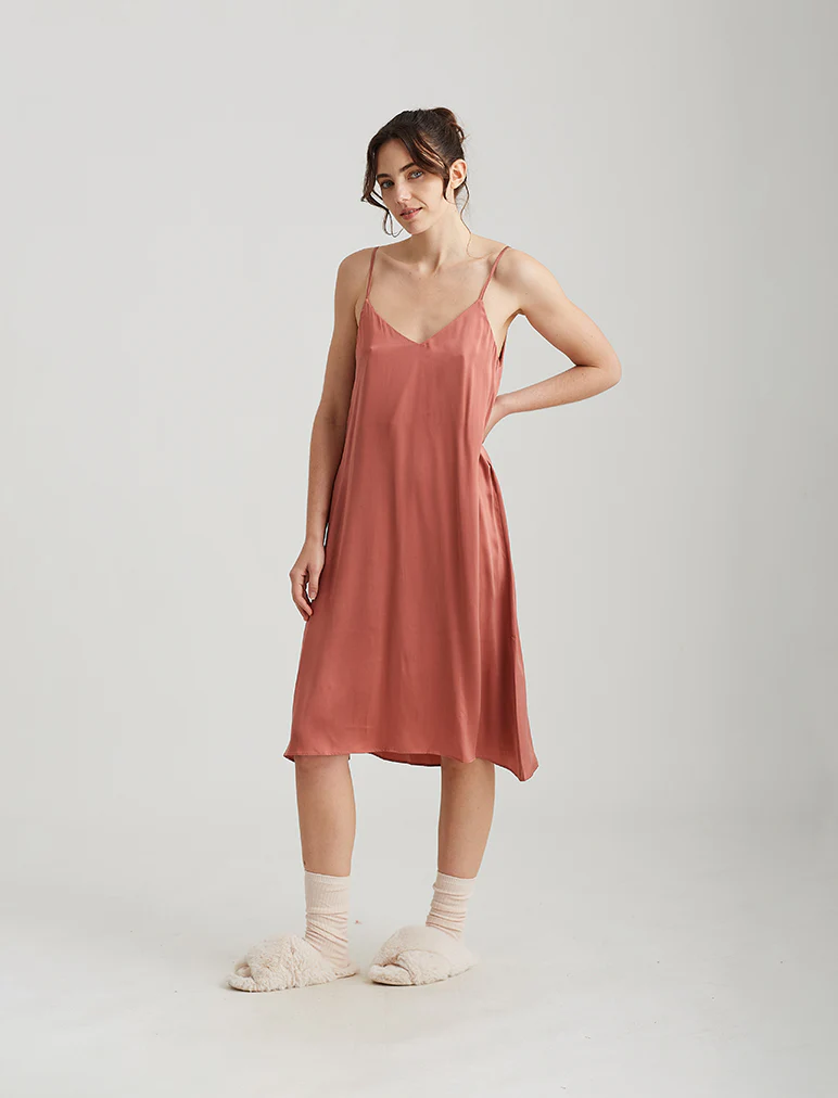Audrey Washable Silk Slip Nightie - Image 6