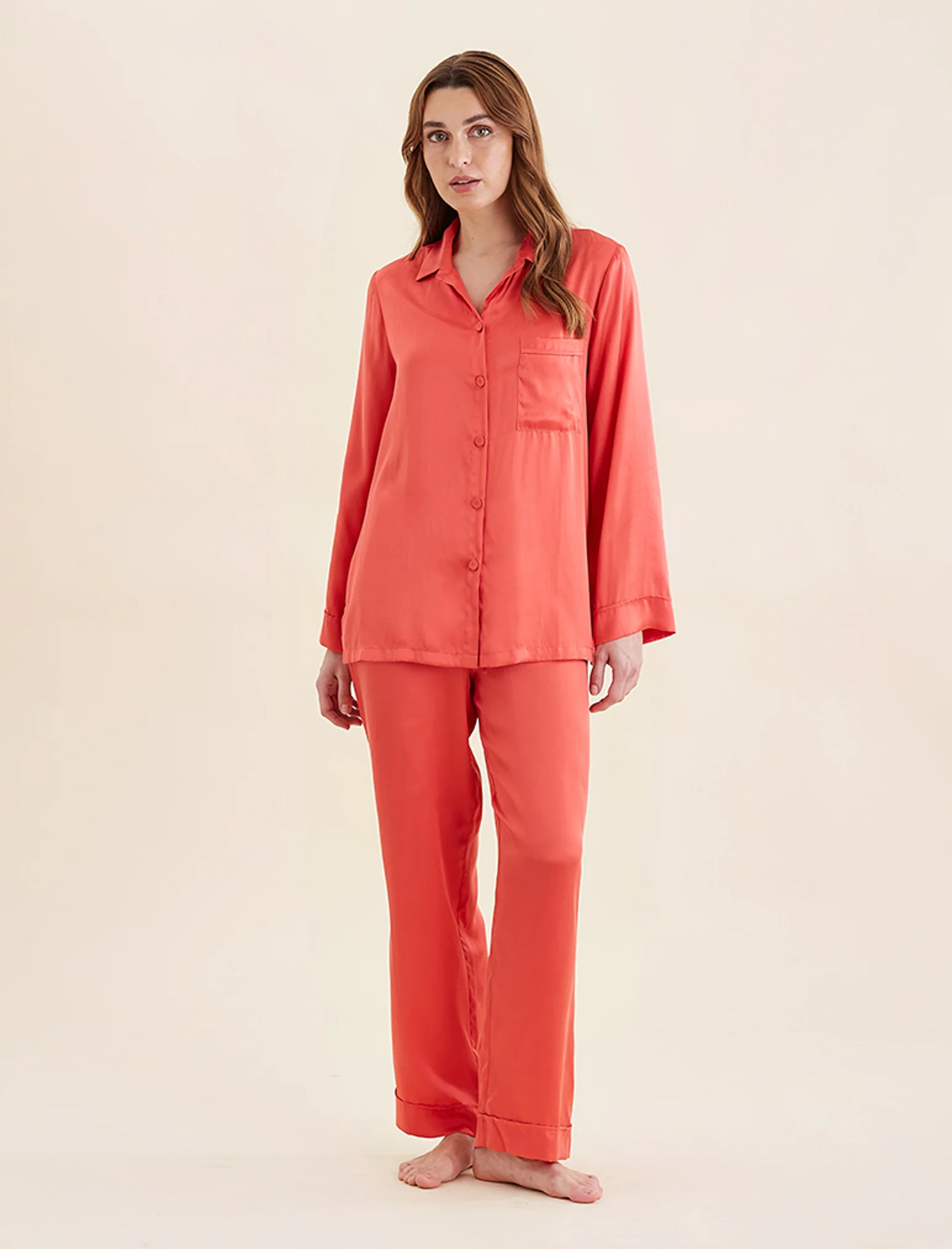 Audrey Washable Silk Full Length PJ - Image 16