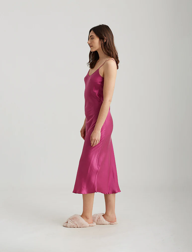 Audrey Washable Silk Bias Slip - Image 3