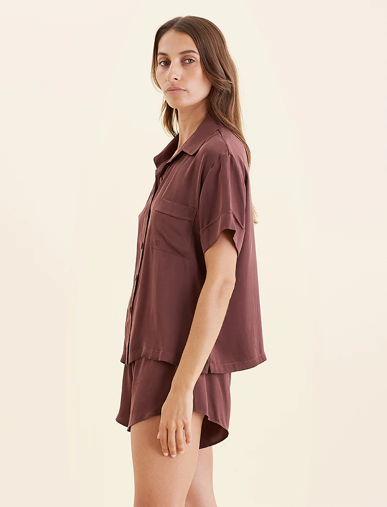 Audrey Washable Silk Boxer PJ Set - Image 7