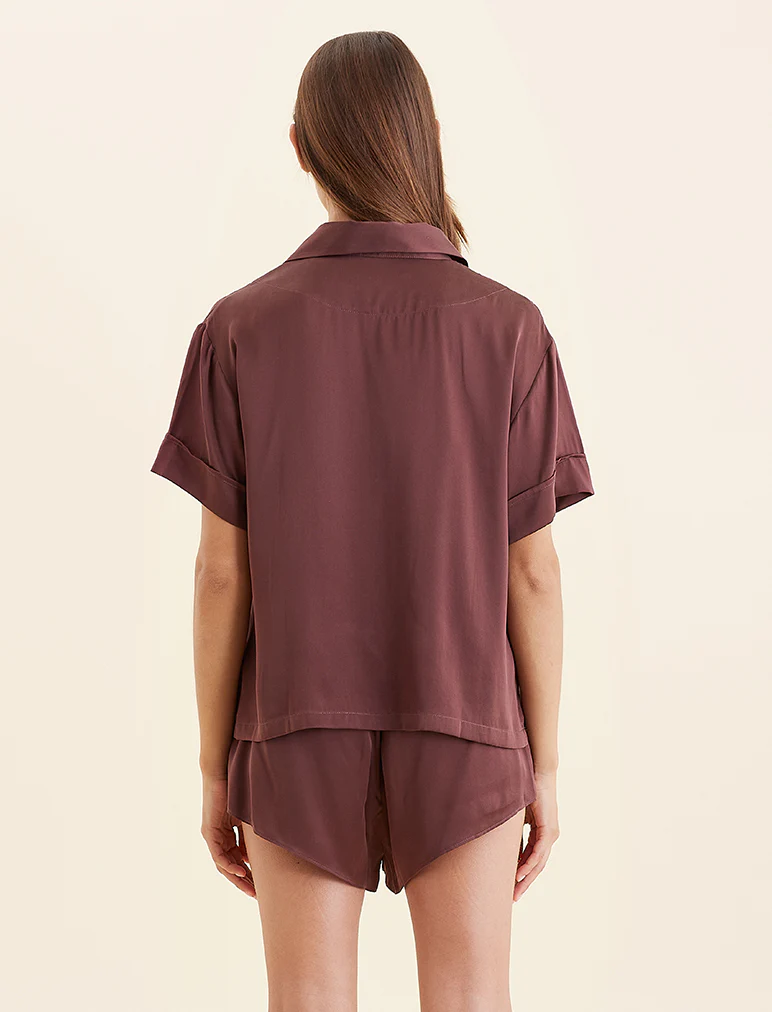 Audrey Washable Silk Boxer PJ Set - Image 8