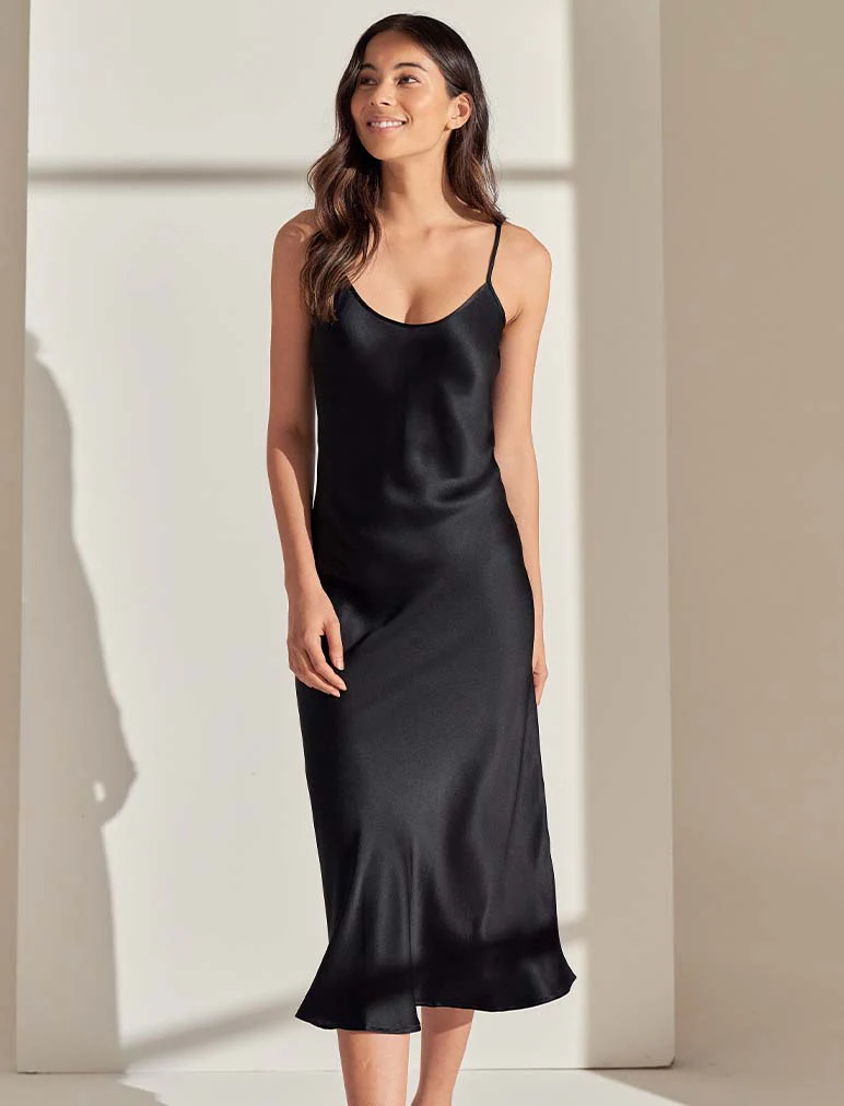 Audrey Washable Silk Bias Slip - Image 3