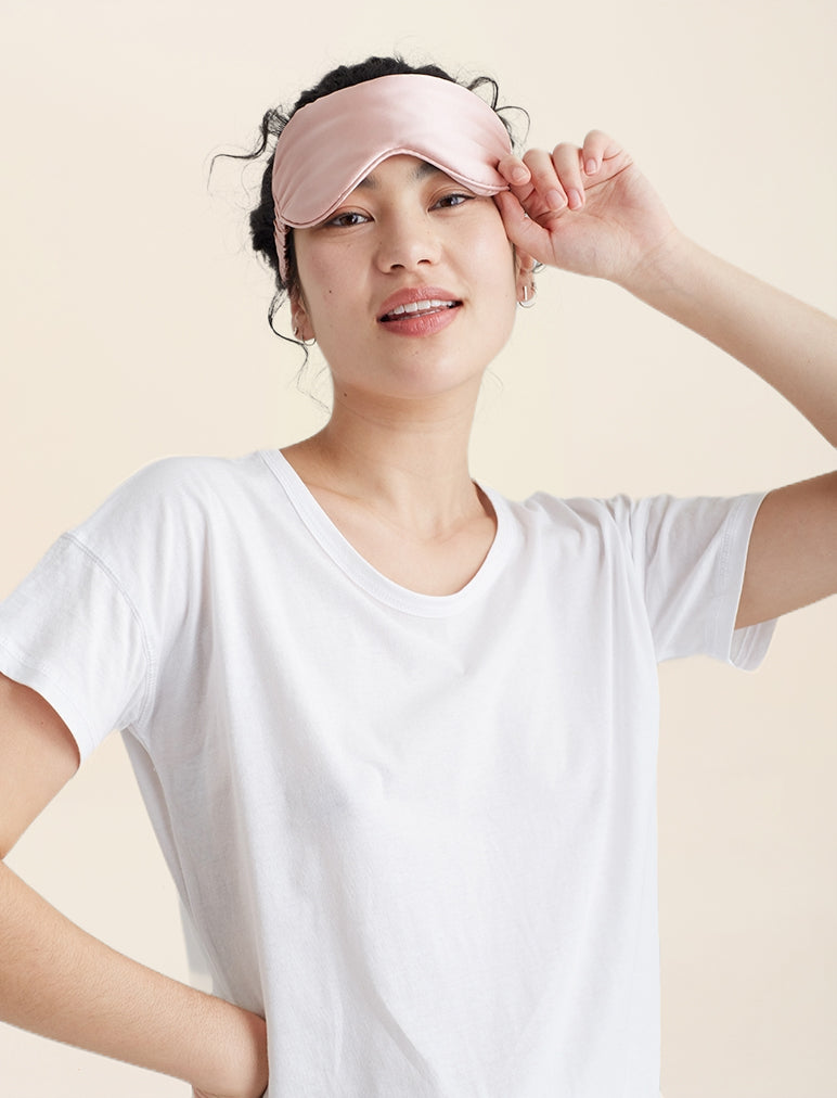 Audrey Boxed Mulberry Silk Eye Mask - Image 5