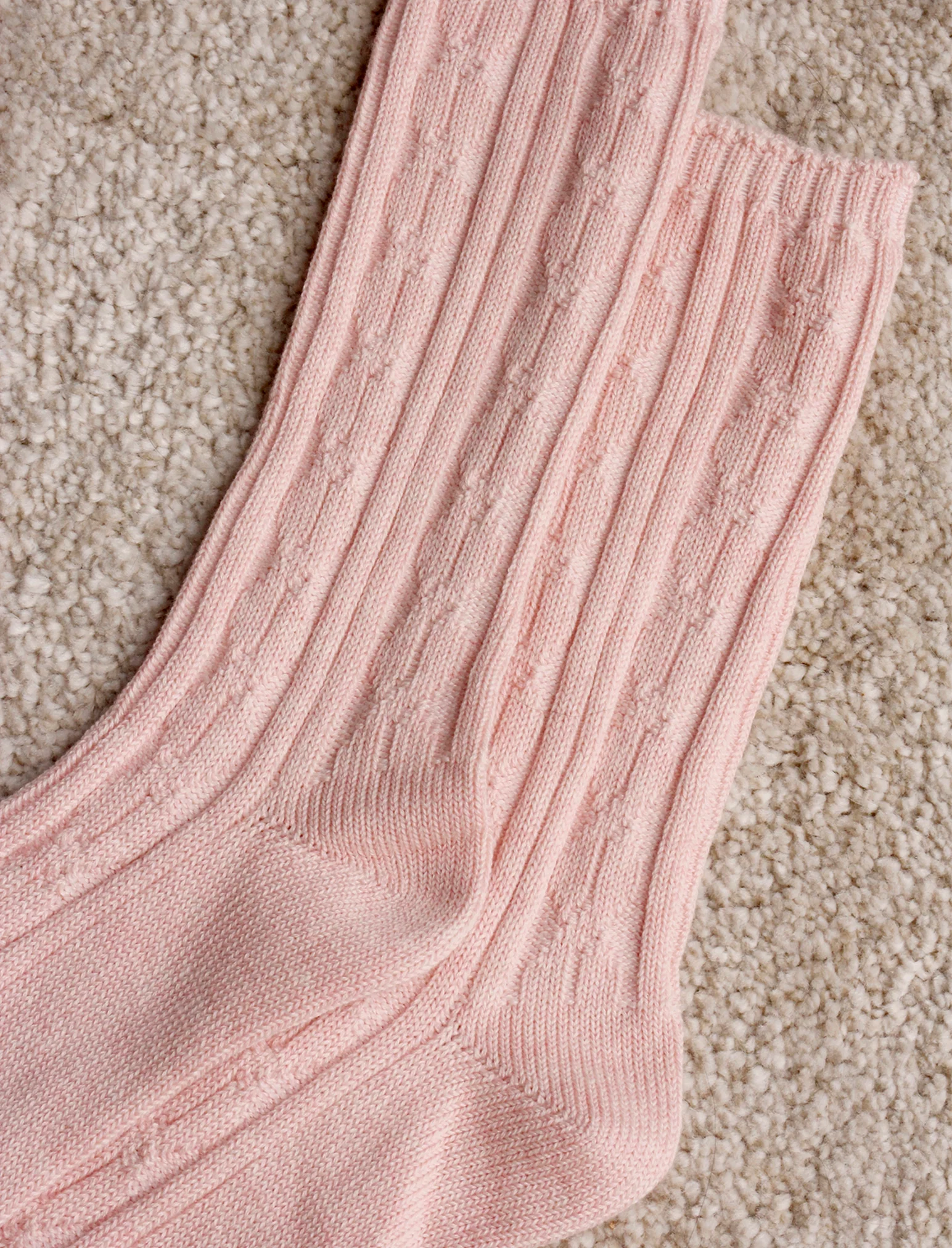 Cable Cotton Socks - Image 3
