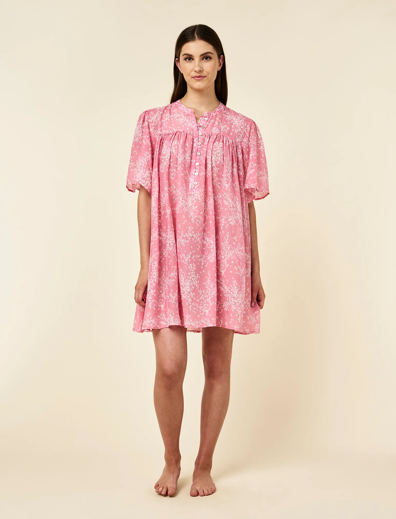 Cheri Blossom Smocked Nightie