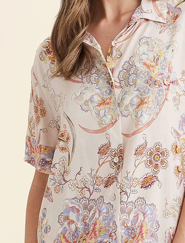 Coco Short Sleeve Full Length PJ Set - Image 2