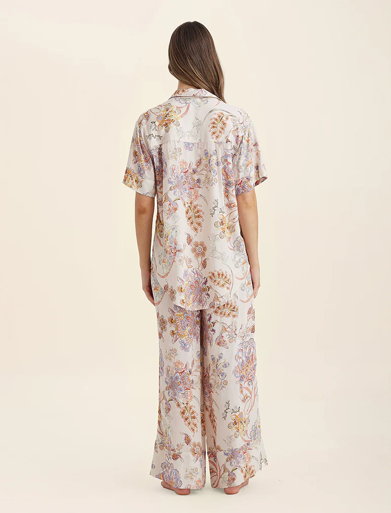 Coco Short Sleeve Full Length PJ Set - Image 6