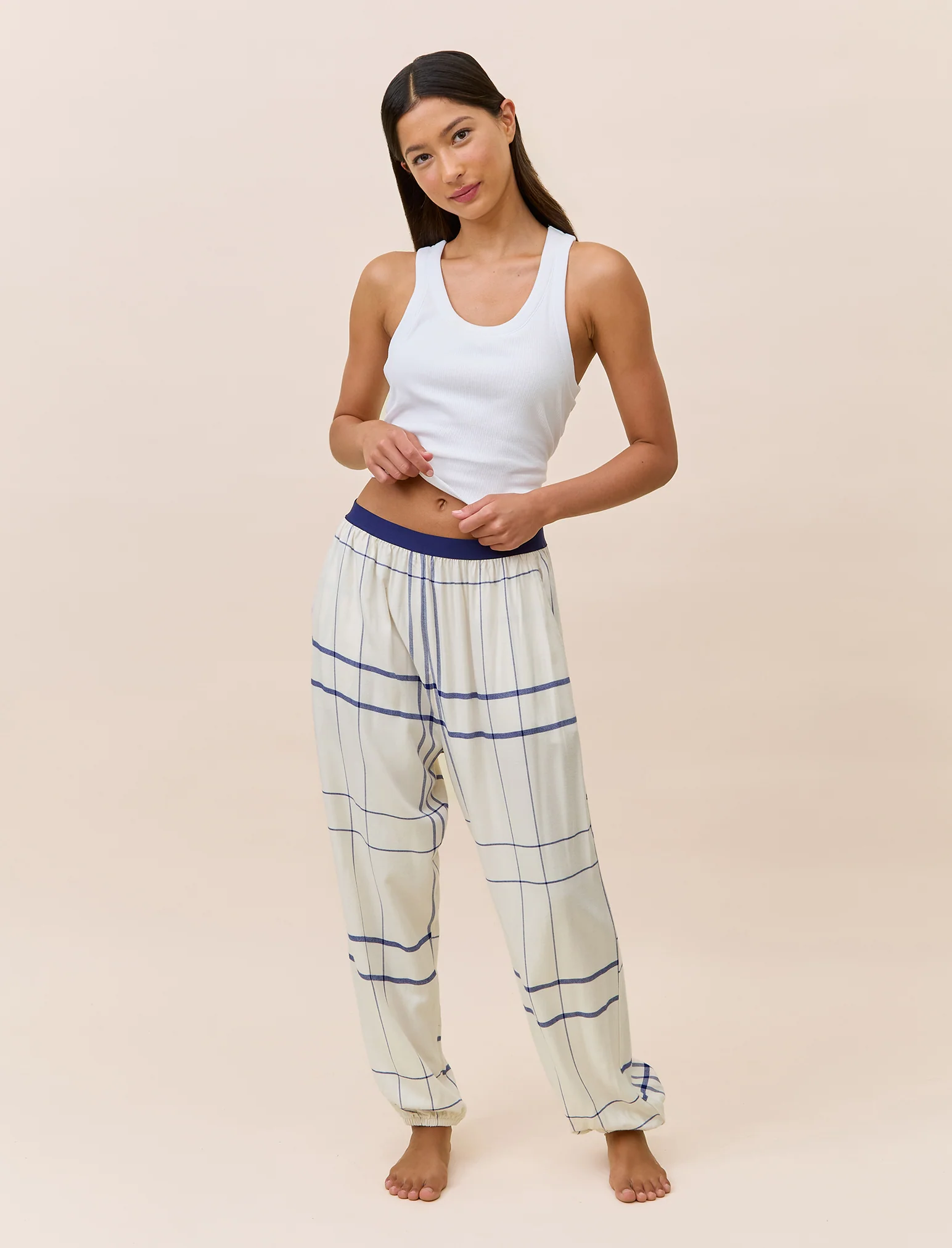 Comfy Plaid Jogger