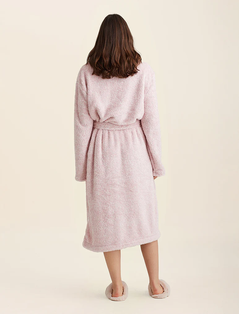 Cozy Plush Mid Length Robe - Image 4