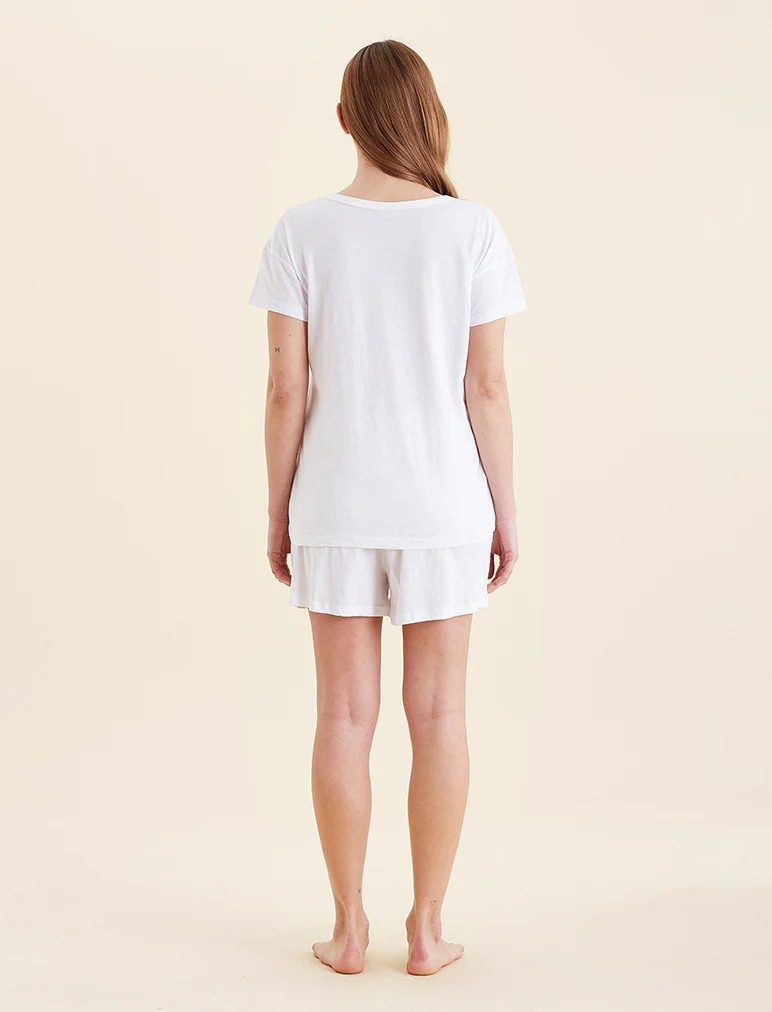 Delphine Embroidered Tee - Image 6