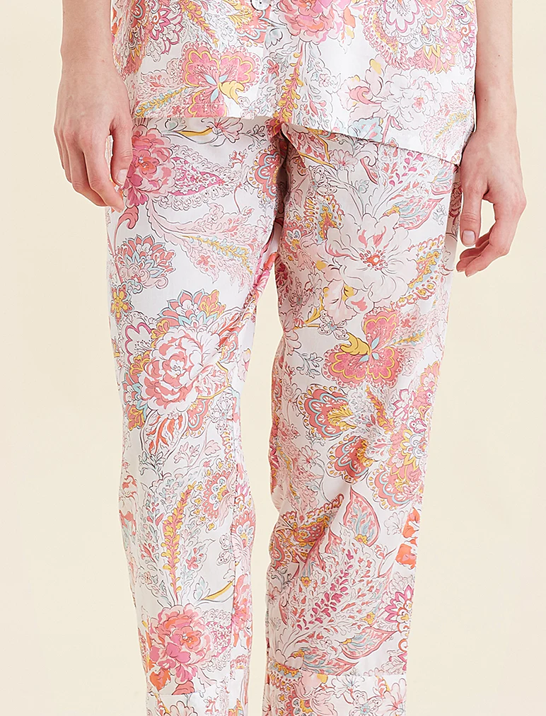 Ella Crop PJ Set with Eye Mask - Image 3