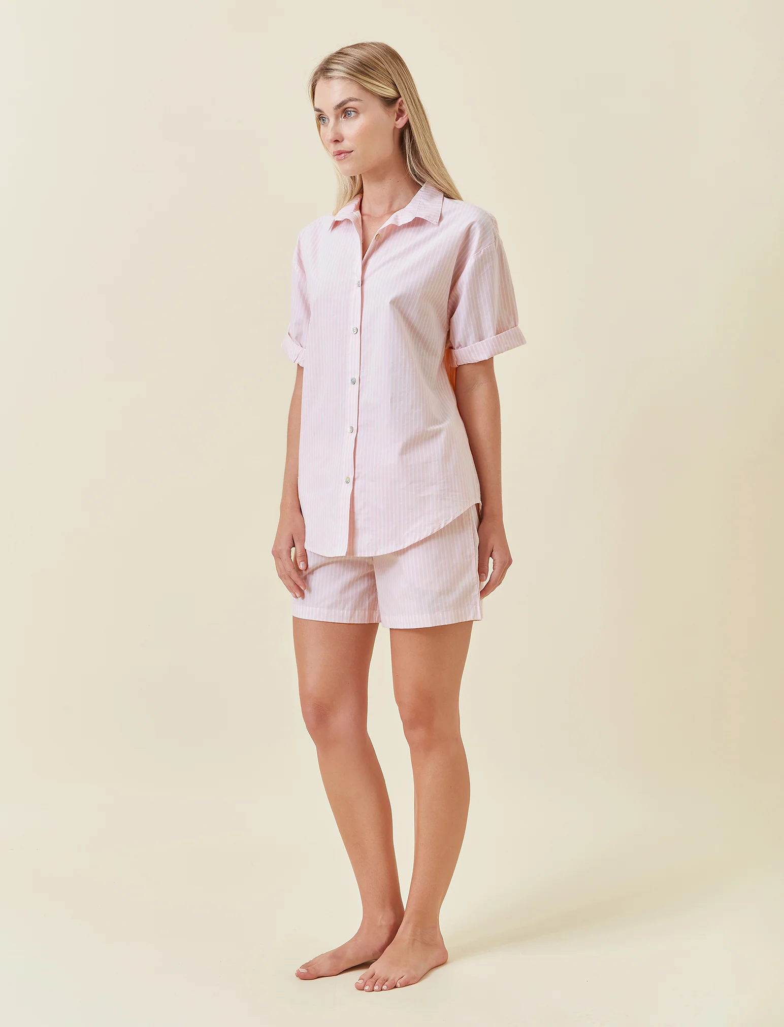 French Stripe Boxer PJ Set - Image 2