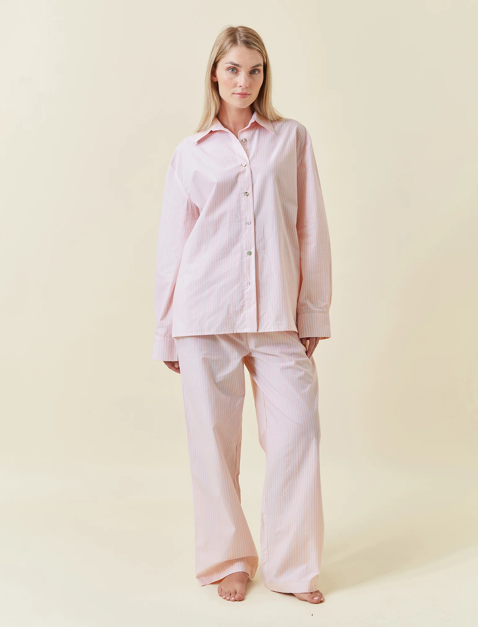French Stripe Full Length PJ Set - Image 3