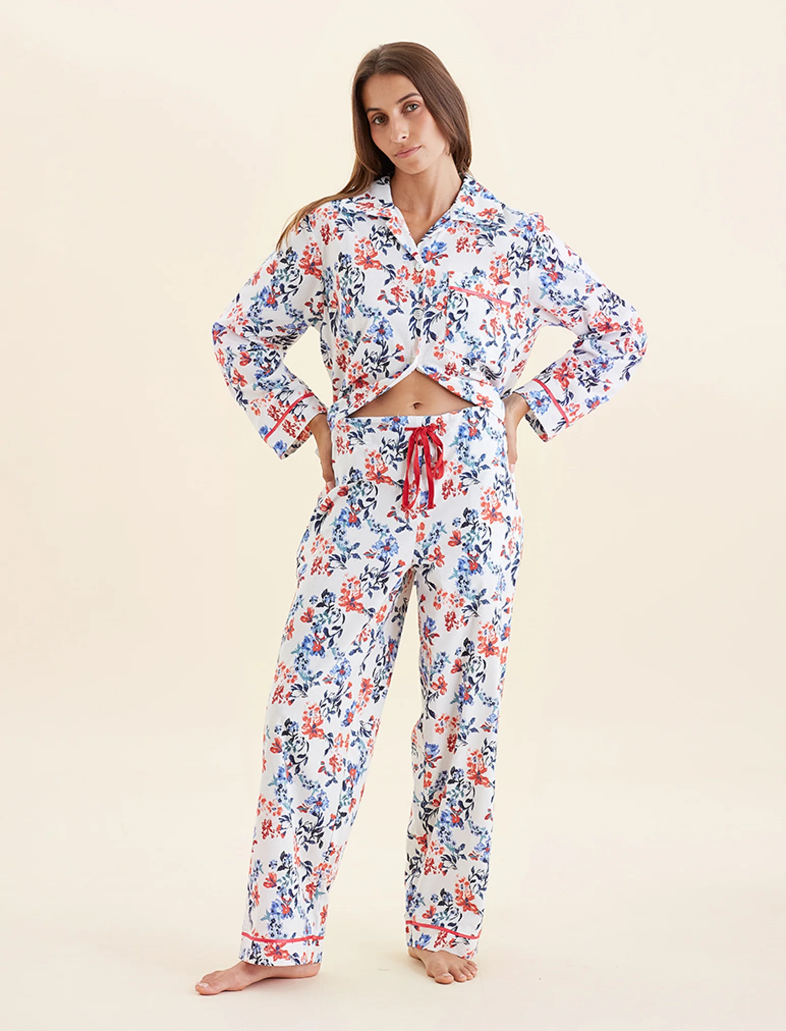 Harper Cosy Full Length PJ Set - Image 4