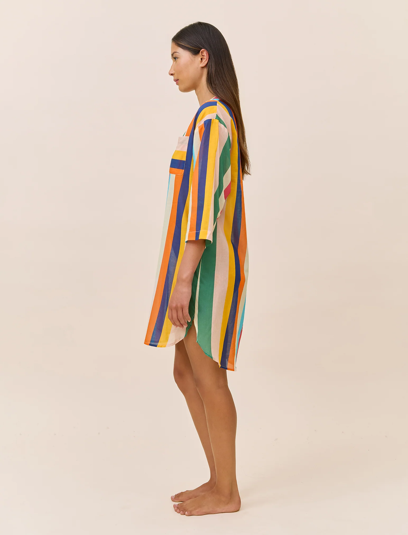 Holiday Stripe Nightshirt - Image 3