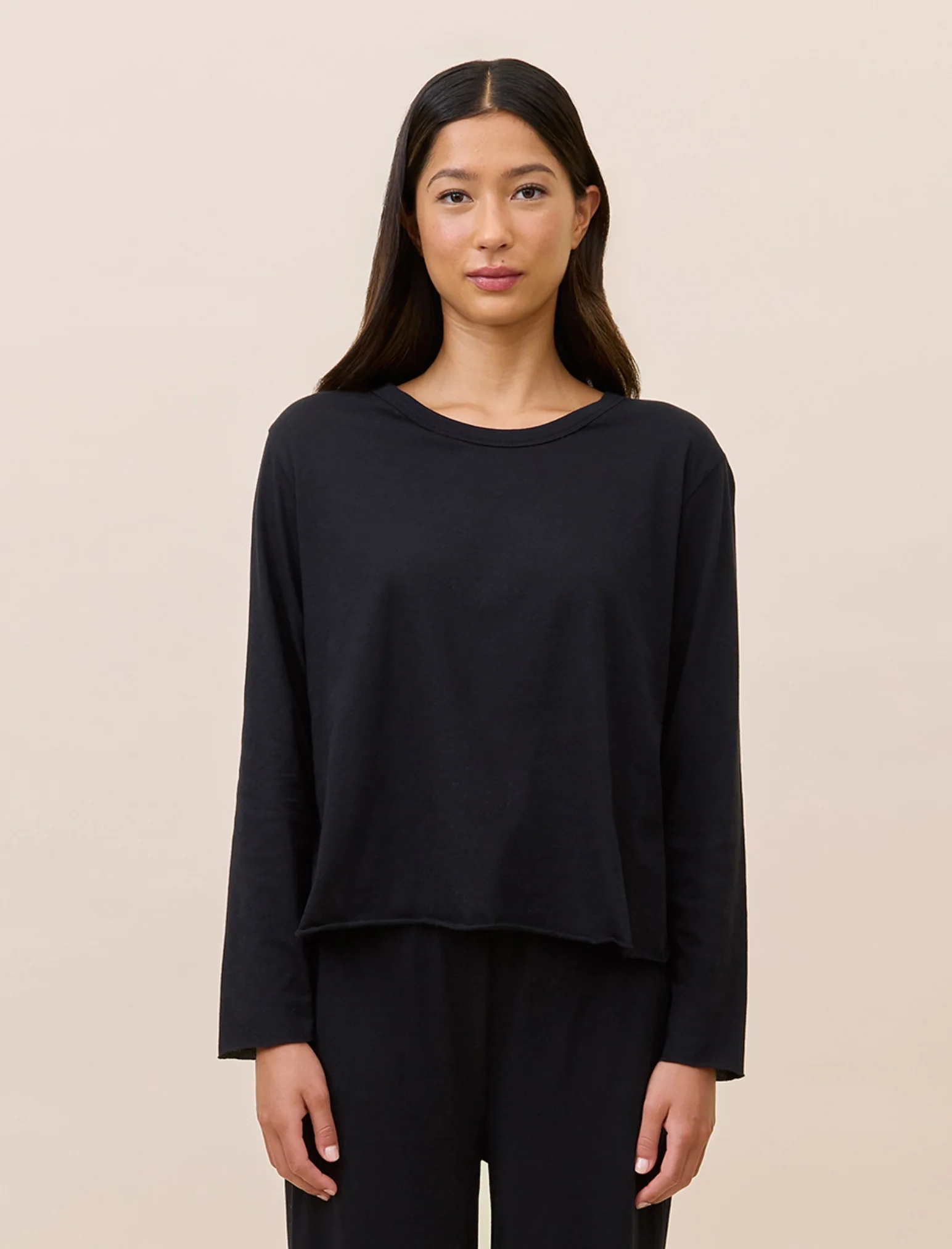 Jada Organic Cotton Boxy Long Sleeve Tee - Image 7