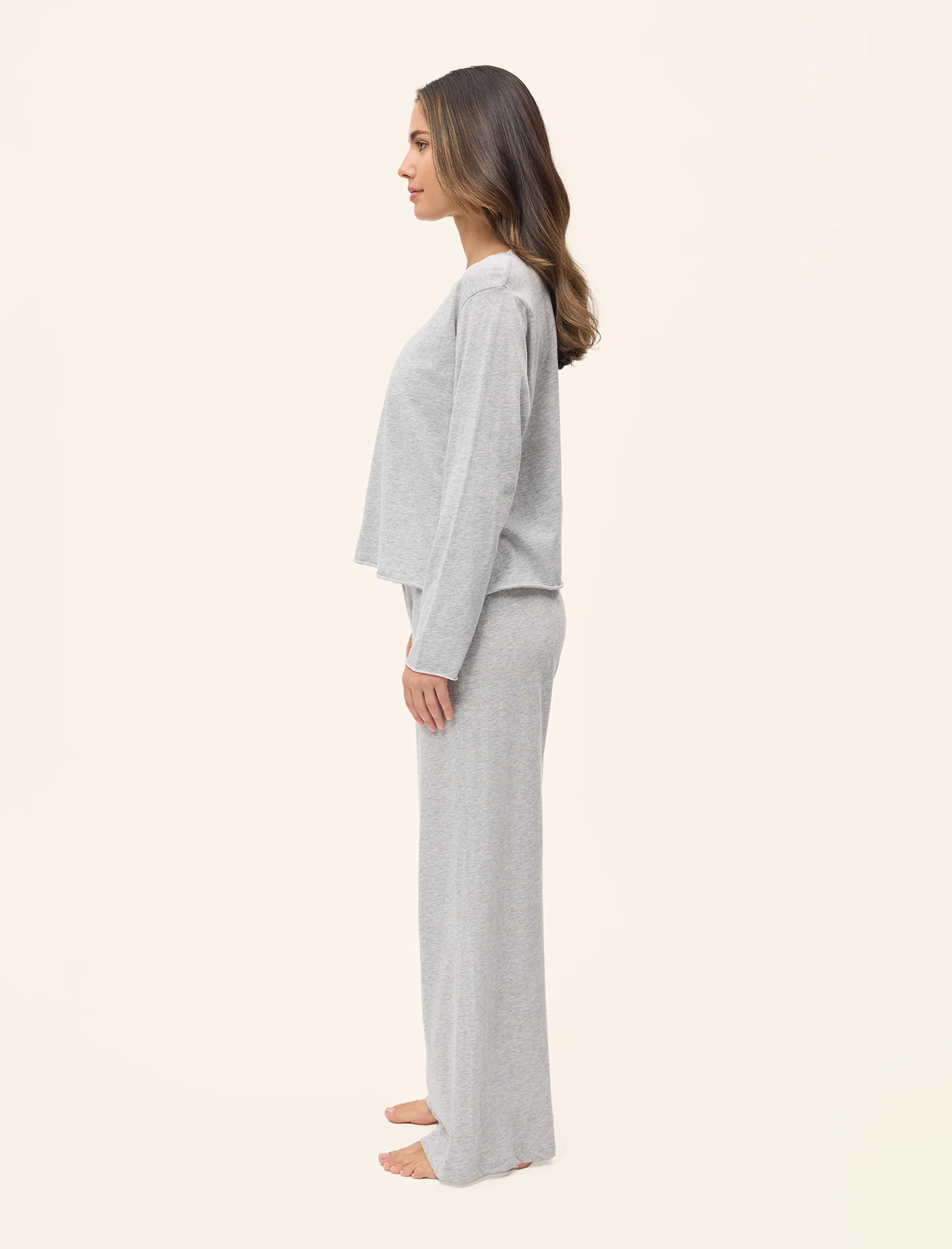 Jada Organic Cotton Boxy Long Sleeve Tee - Image 5