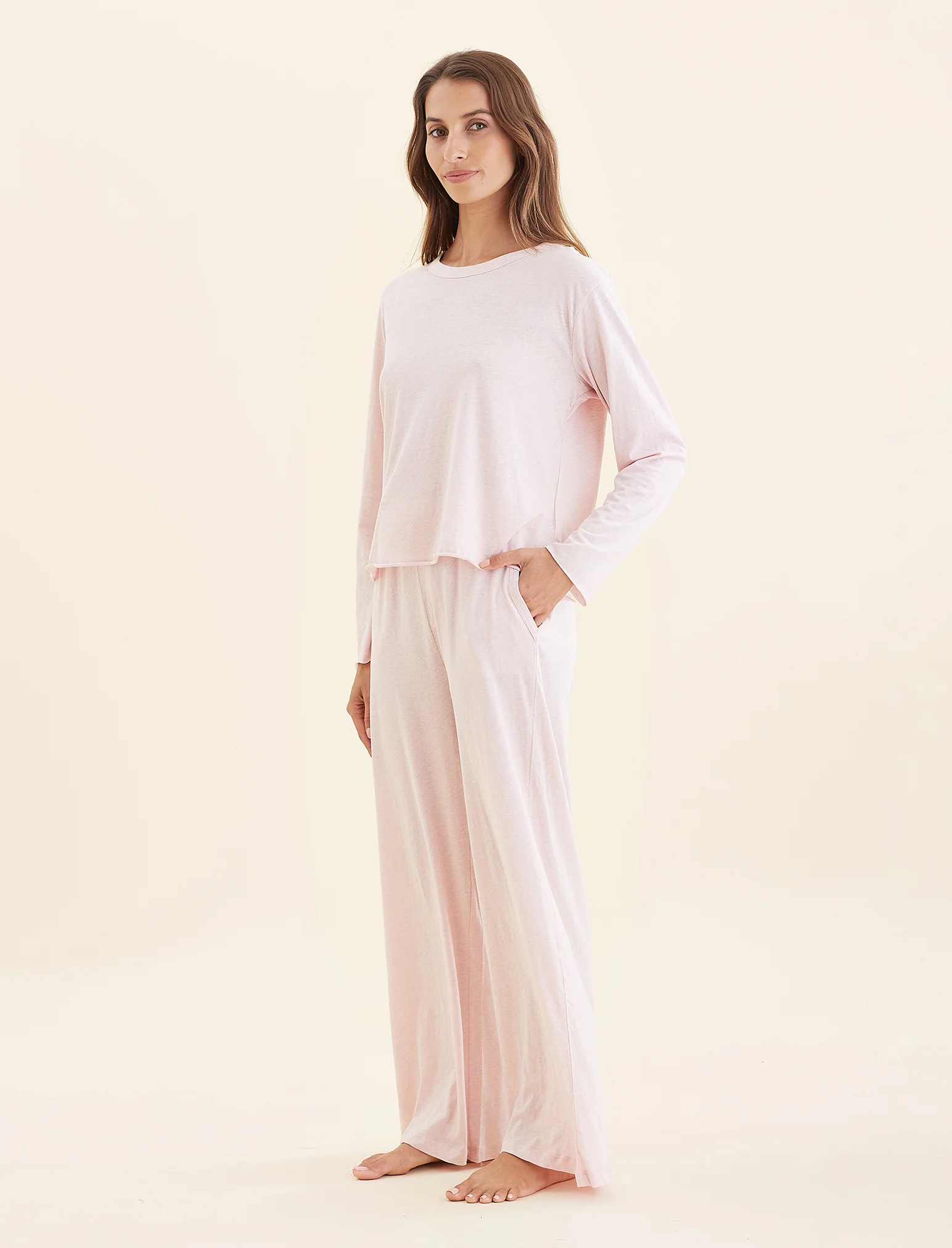 Jada Organic Cotton Boxy Long Sleeve Tee - Image 3