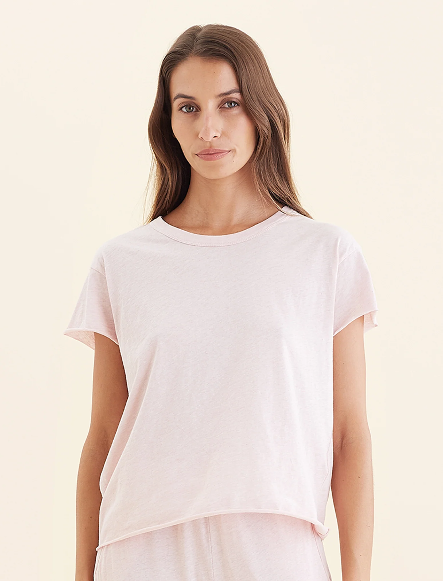 Jada Organic Cotton Knit Boxy Tee - Image 2