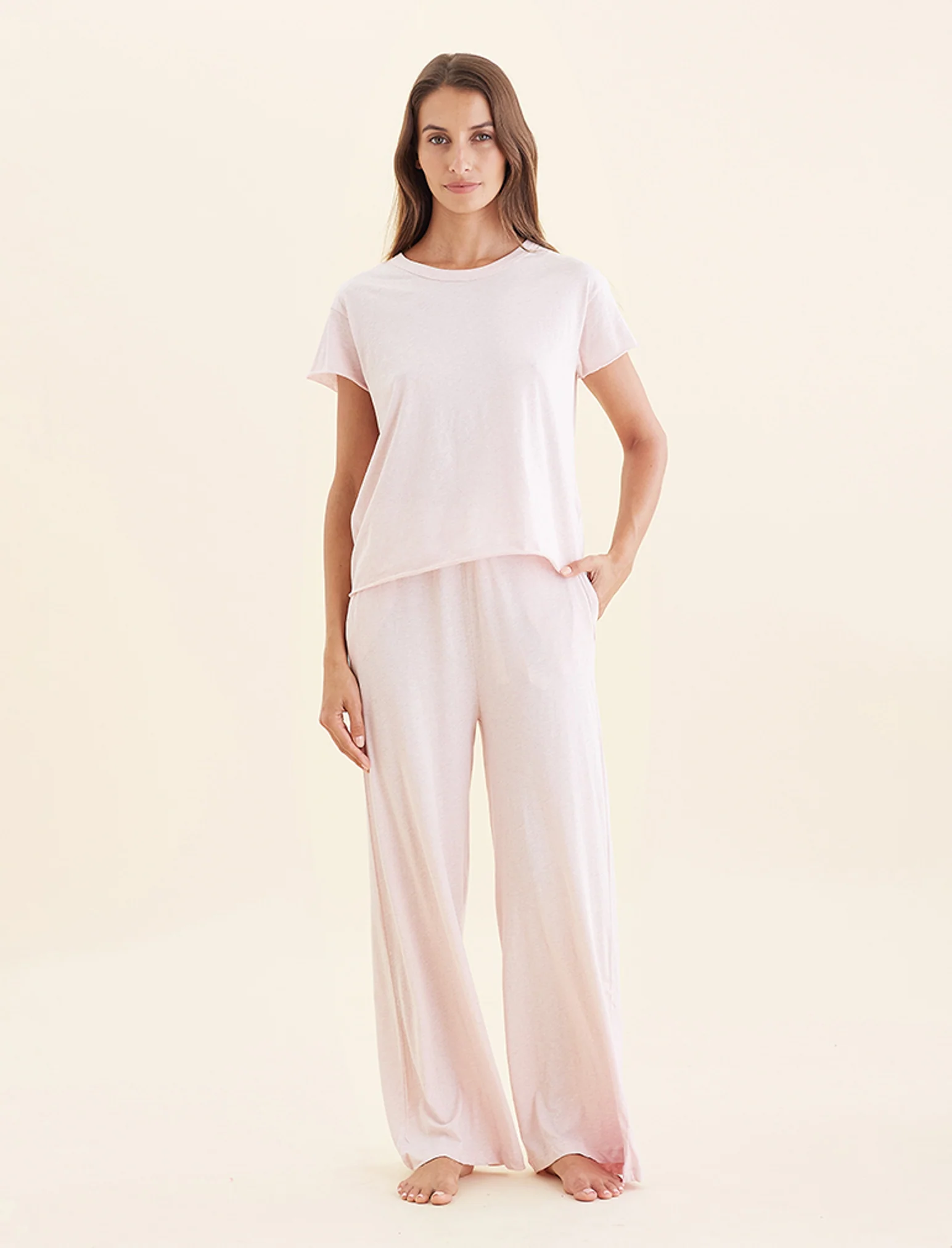 Jada Organic Cotton Knit Boxy Tee - Image 3