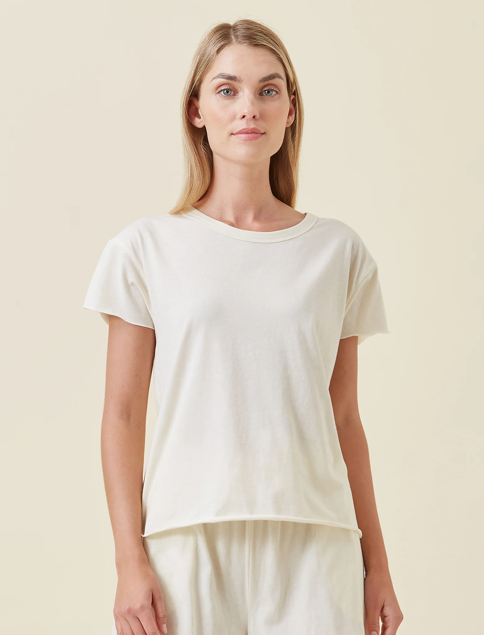 Jada Organic Cotton Knit Boxy Tee - Image 2
