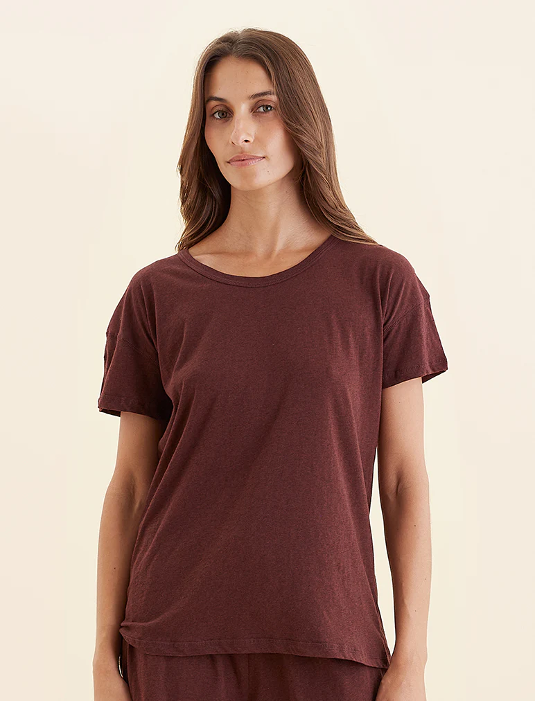 Jada Organic Cotton Knit Classic Tee - Image 10