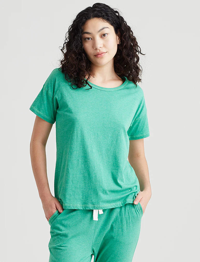 Jada Organic Cotton Knit Classic Tee - Image 8