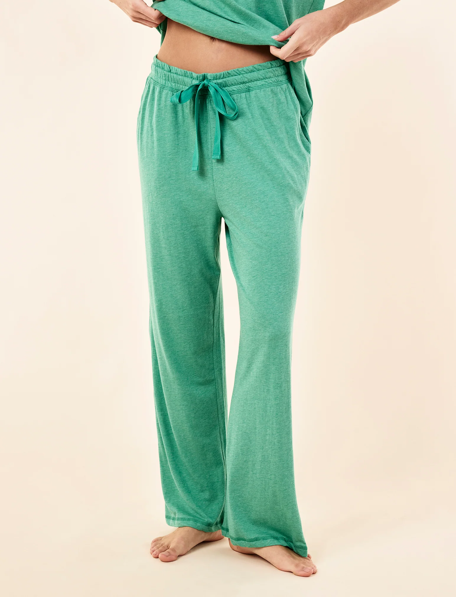 Jada Organic Cotton Knit Tee & Straight Leg Pant - Image 3