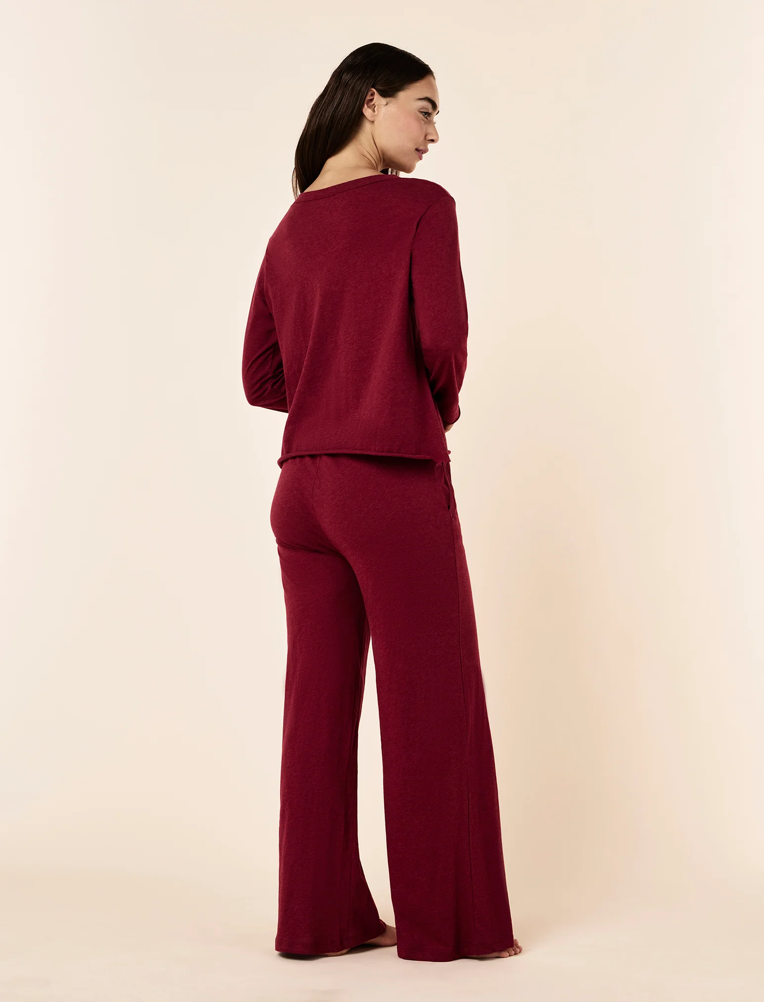 Jada Organic Cotton Wide Leg Pant - Image 5