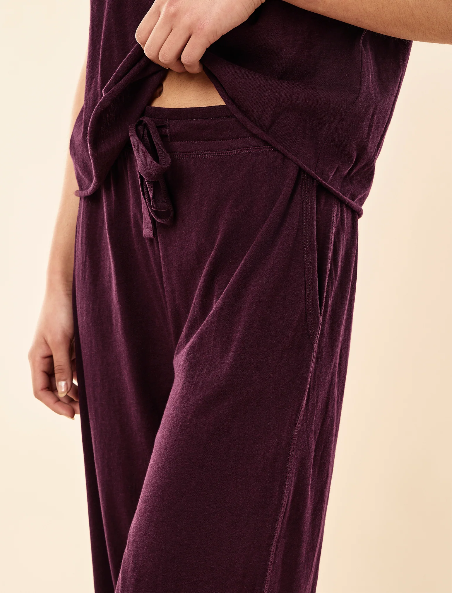Jada Organic Cotton Wide Leg Pant - Image 3