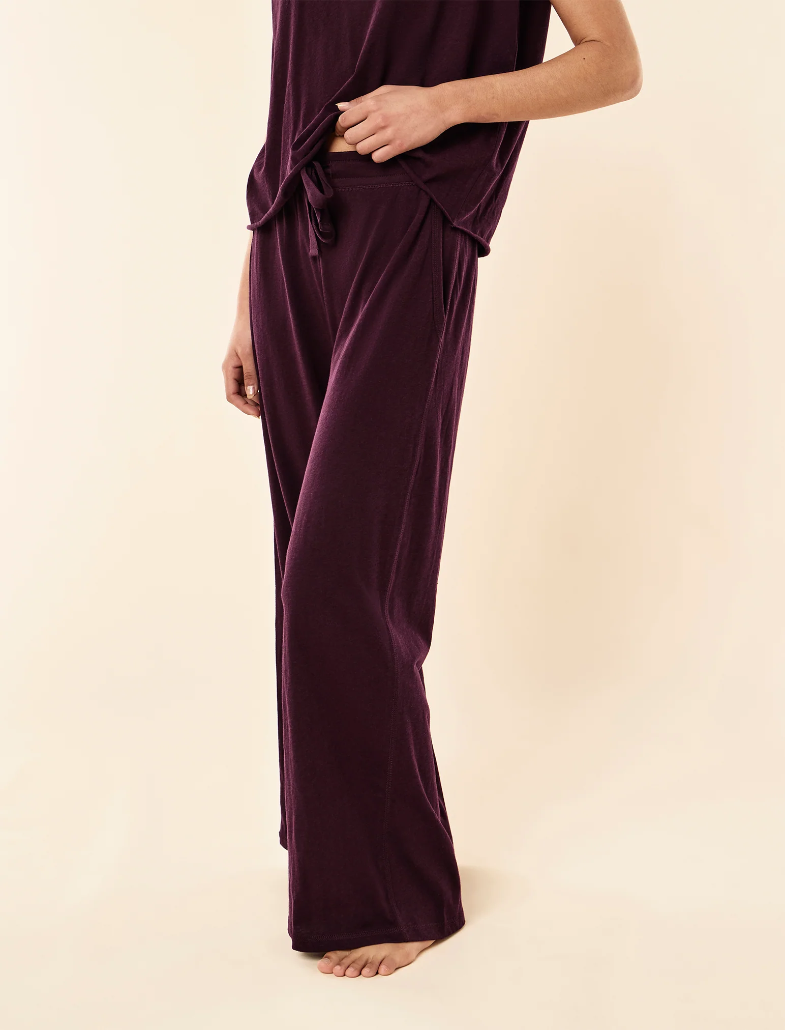 Jada Organic Cotton Wide Leg Pant - Image 4