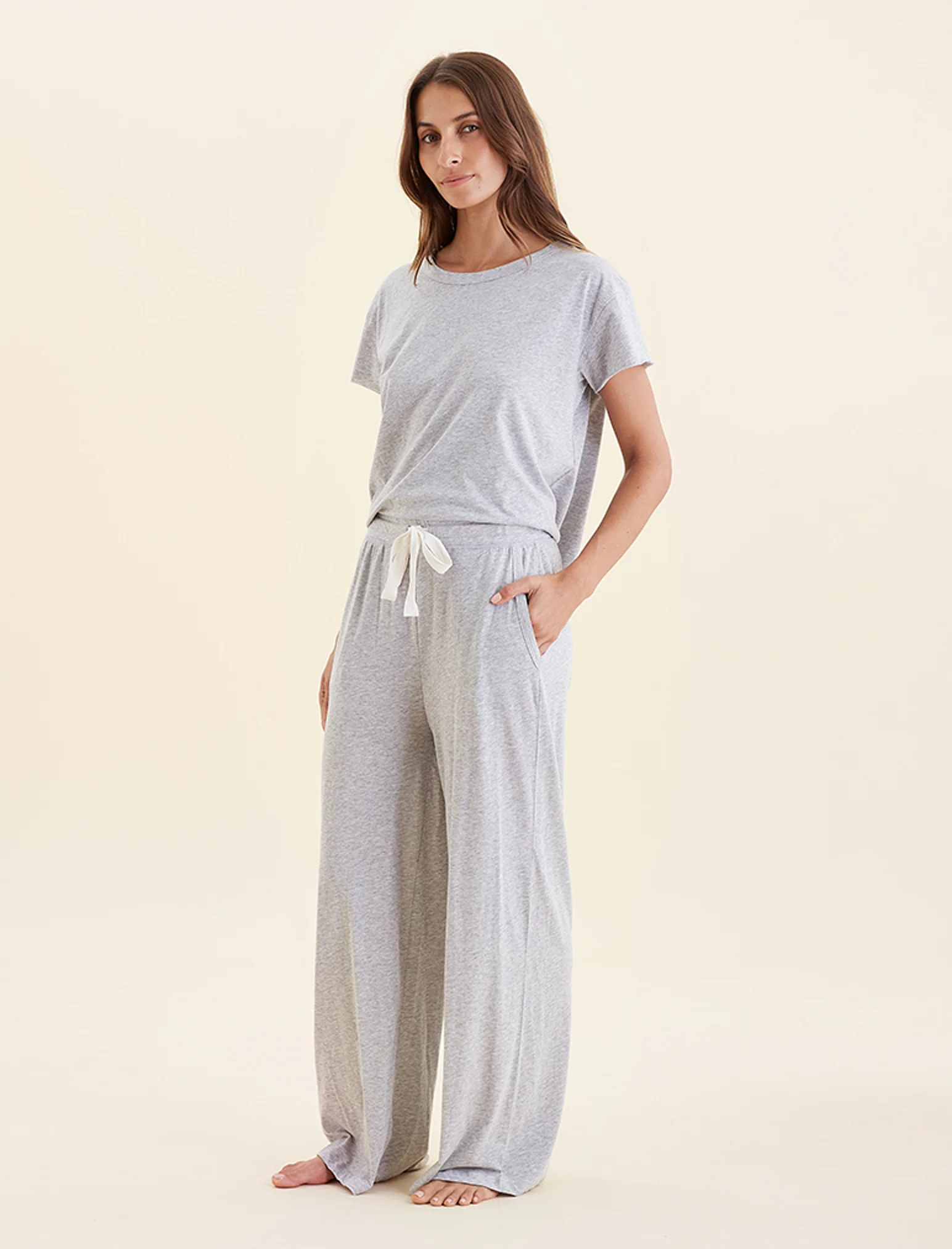 Jada Organic Cotton Wide Leg Pant - Image 5