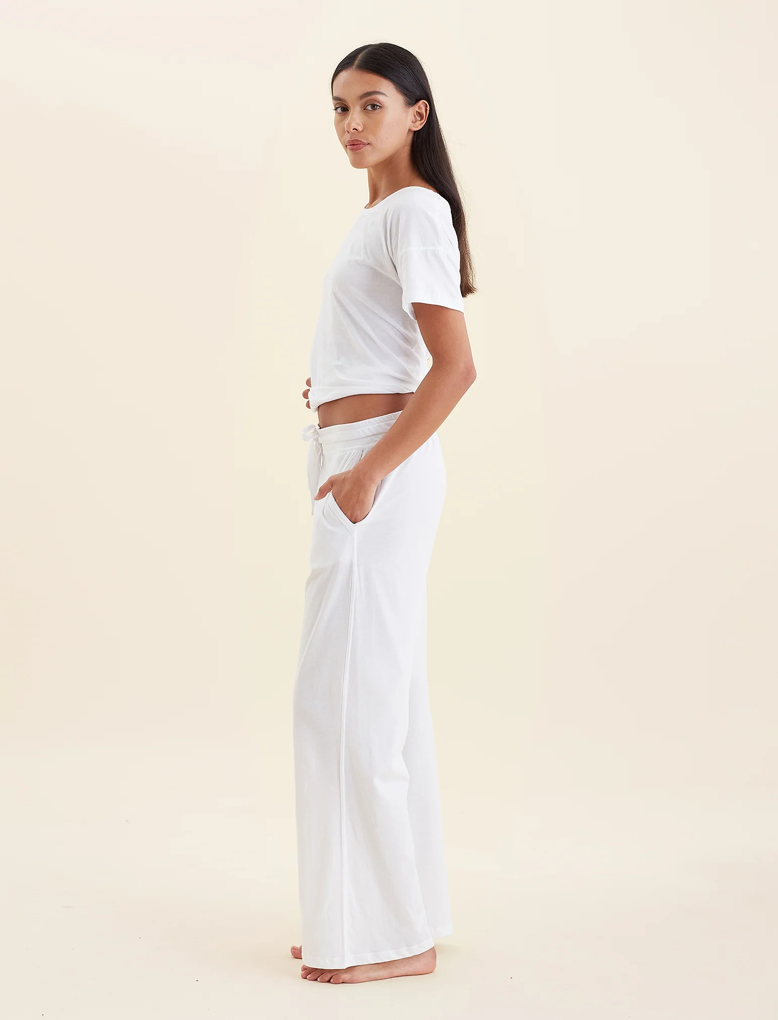 Jada Organic Cotton Wide Leg Pant - Image 3