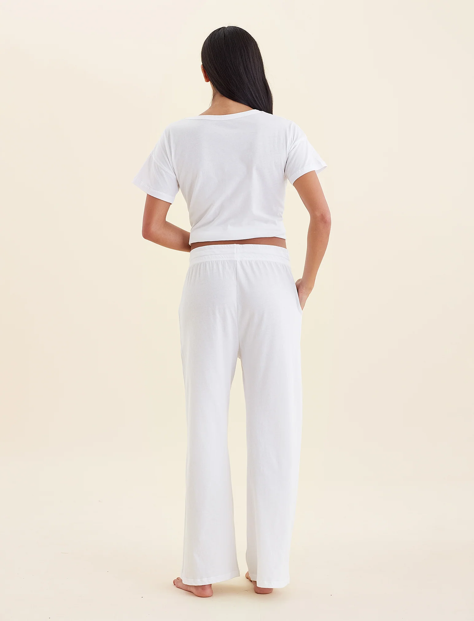 Jada Organic Cotton Wide Leg Pant - Image 4