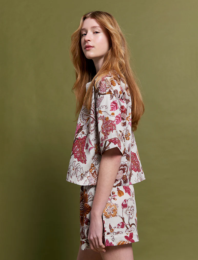 Karen Walker Edwardian Floral Boxer PJ Set - Image 6