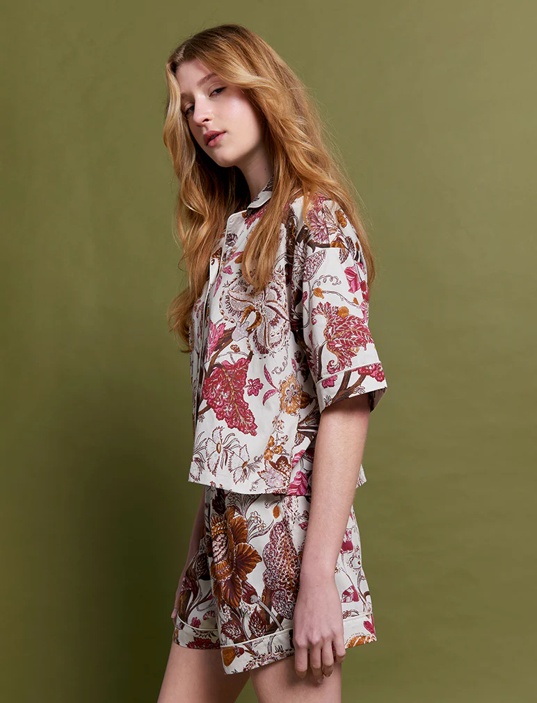 Karen Walker Edwardian Floral Boxer PJ Set - Image 8