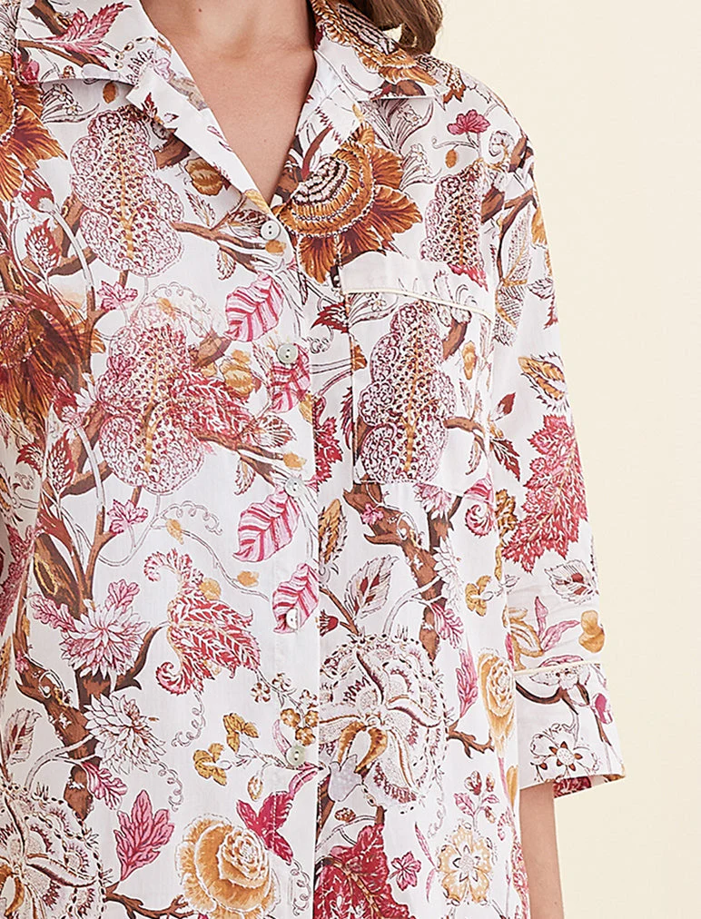 Karen Walker Edwardian Floral Crop PJ Set - Image 6