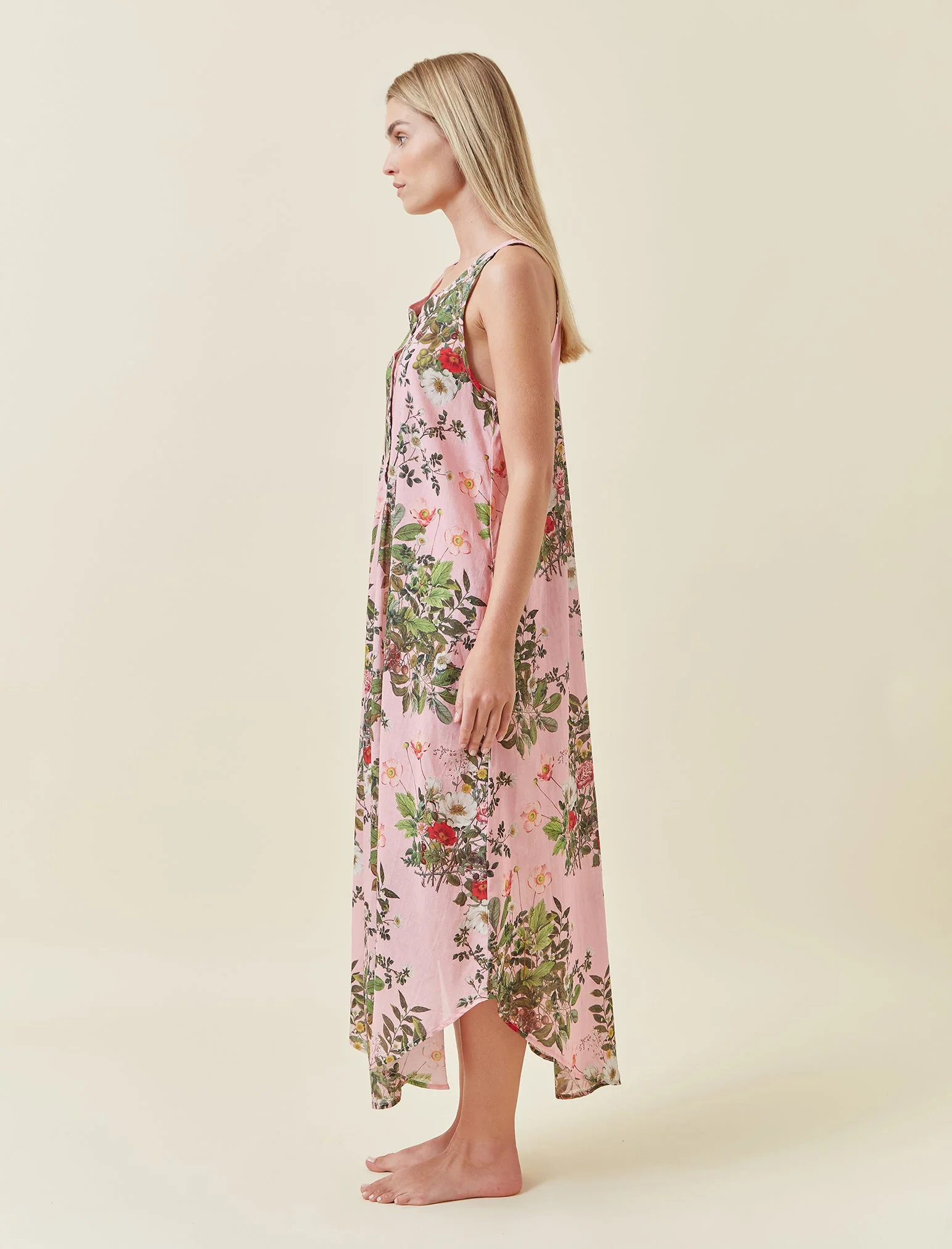 Karen Walker Love Letters Panel Front Maxi Nightie - Image 3