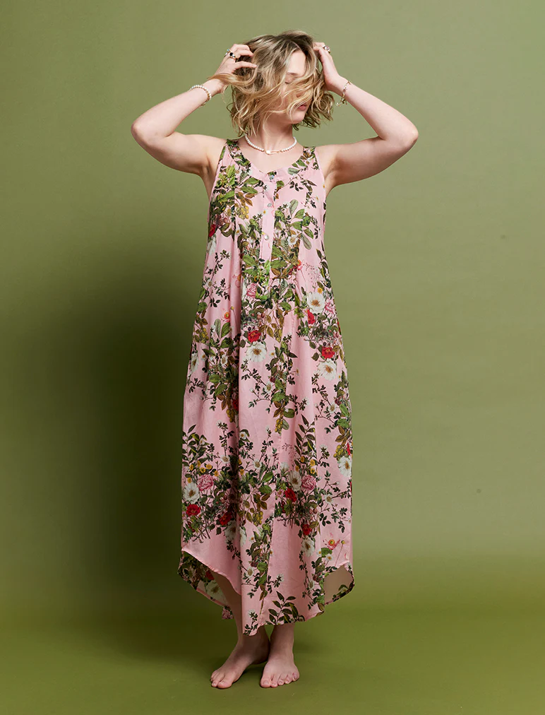 Karen Walker Love Letters Panel Front Maxi Nightie - Image 5