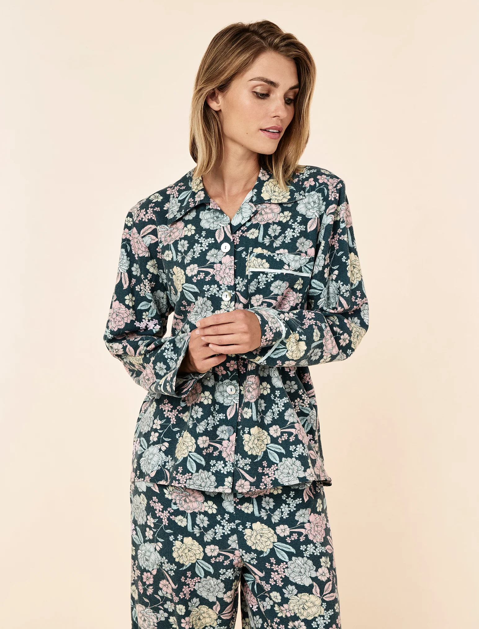 Karolina Cosy Full Length PJ Set - Image 5