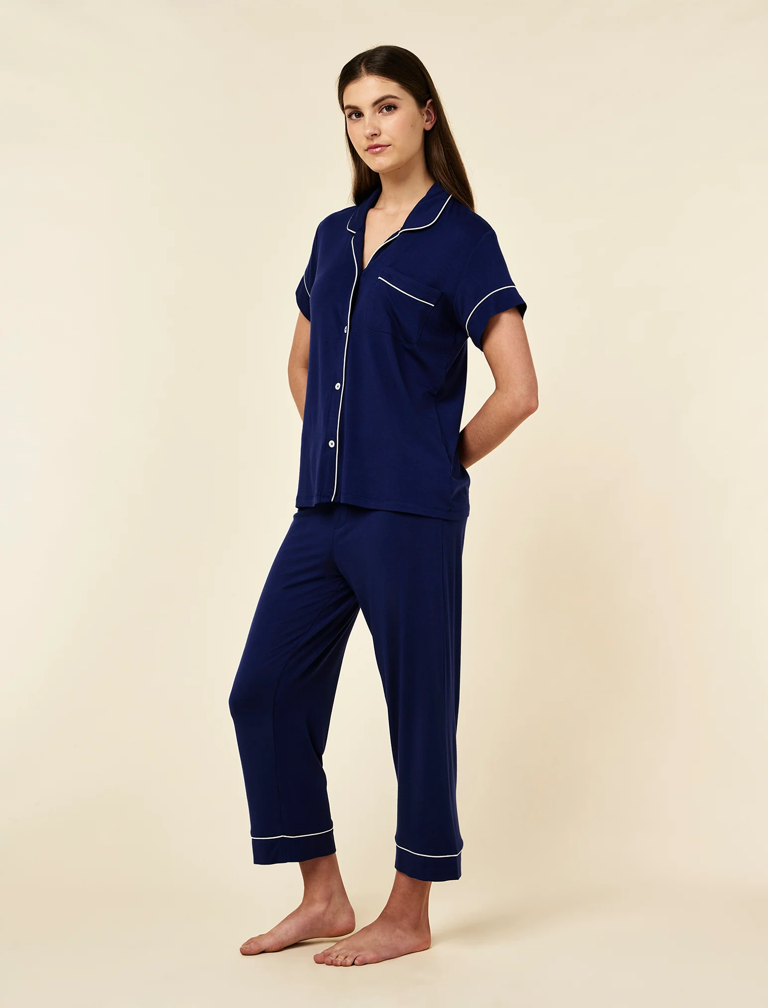 Kate Modal Soft Crop PJ Set - Image 4