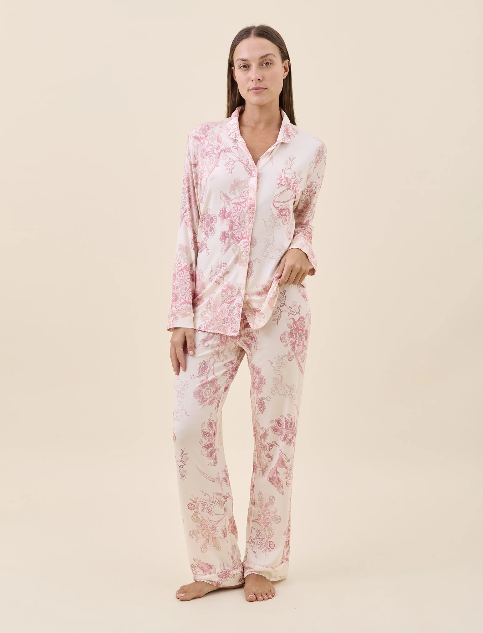 Kate Modal Soft Full Length PJ Set - Image 4