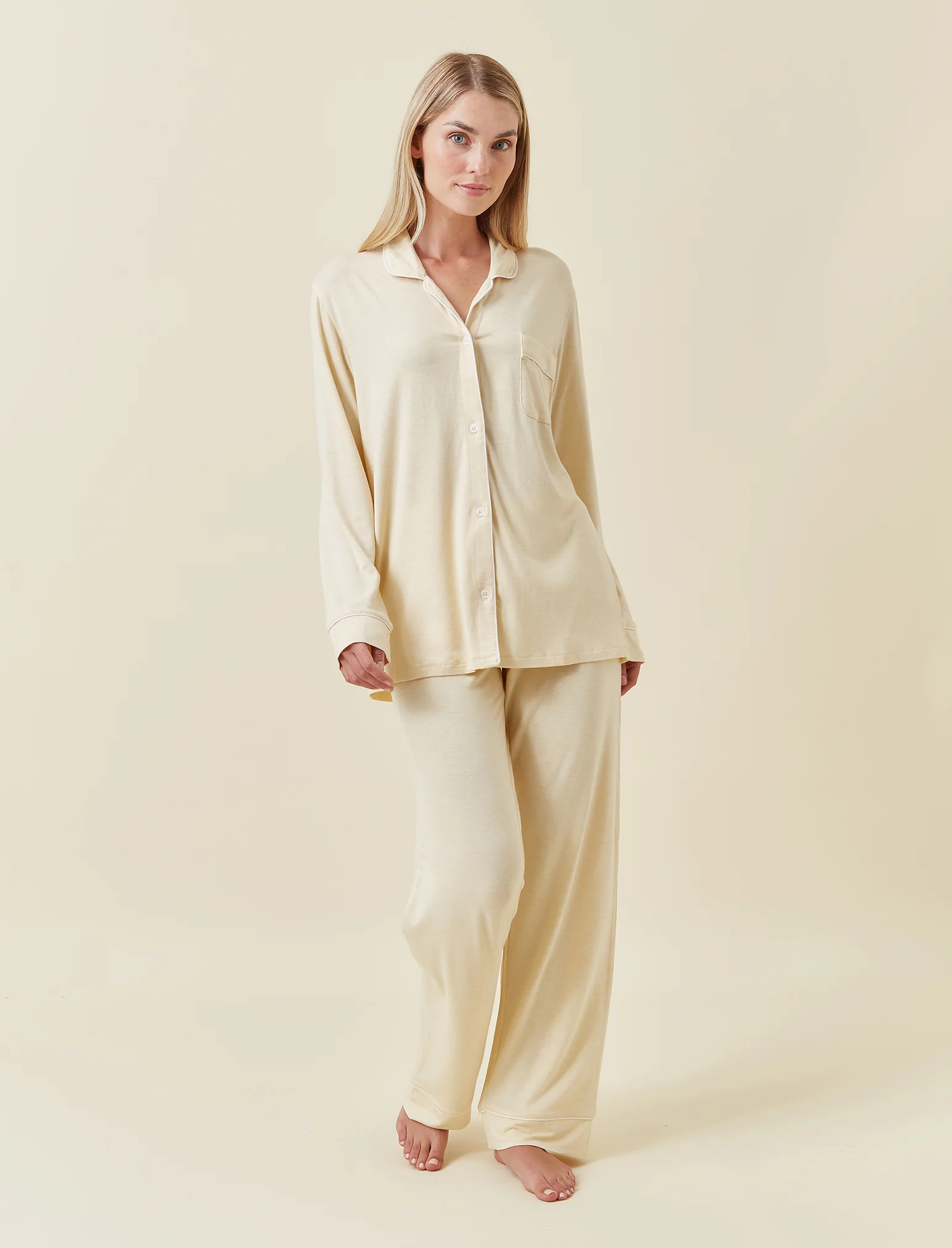 Kate Modal Soft Full Length PJ Set - Image 2