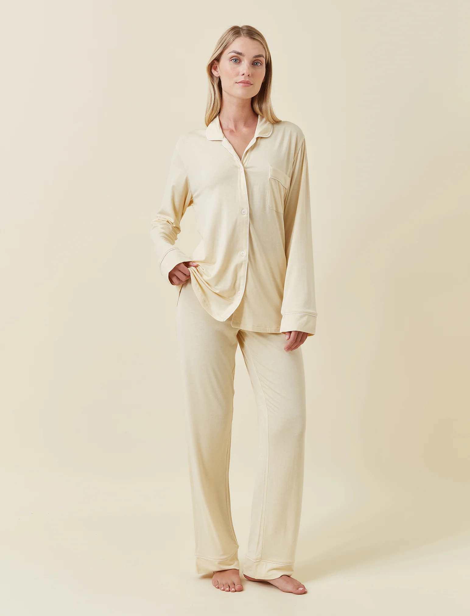 Kate Modal Soft Full Length PJ Set - Image 3