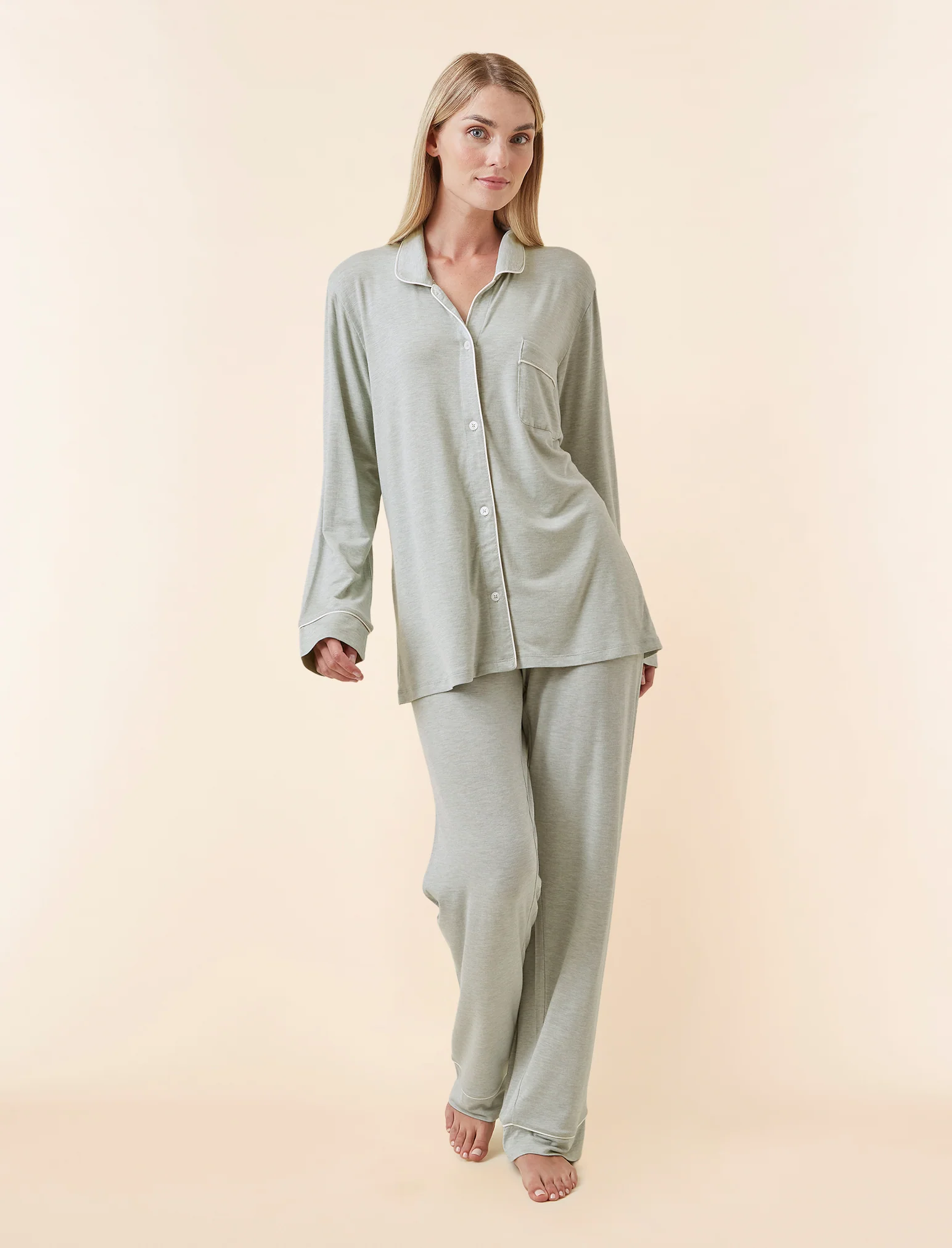 Kate Modal Soft Full Length PJ Set - Image 3