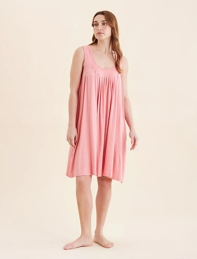 Kate Modal Soft Pleat Front Nightie - Image 8