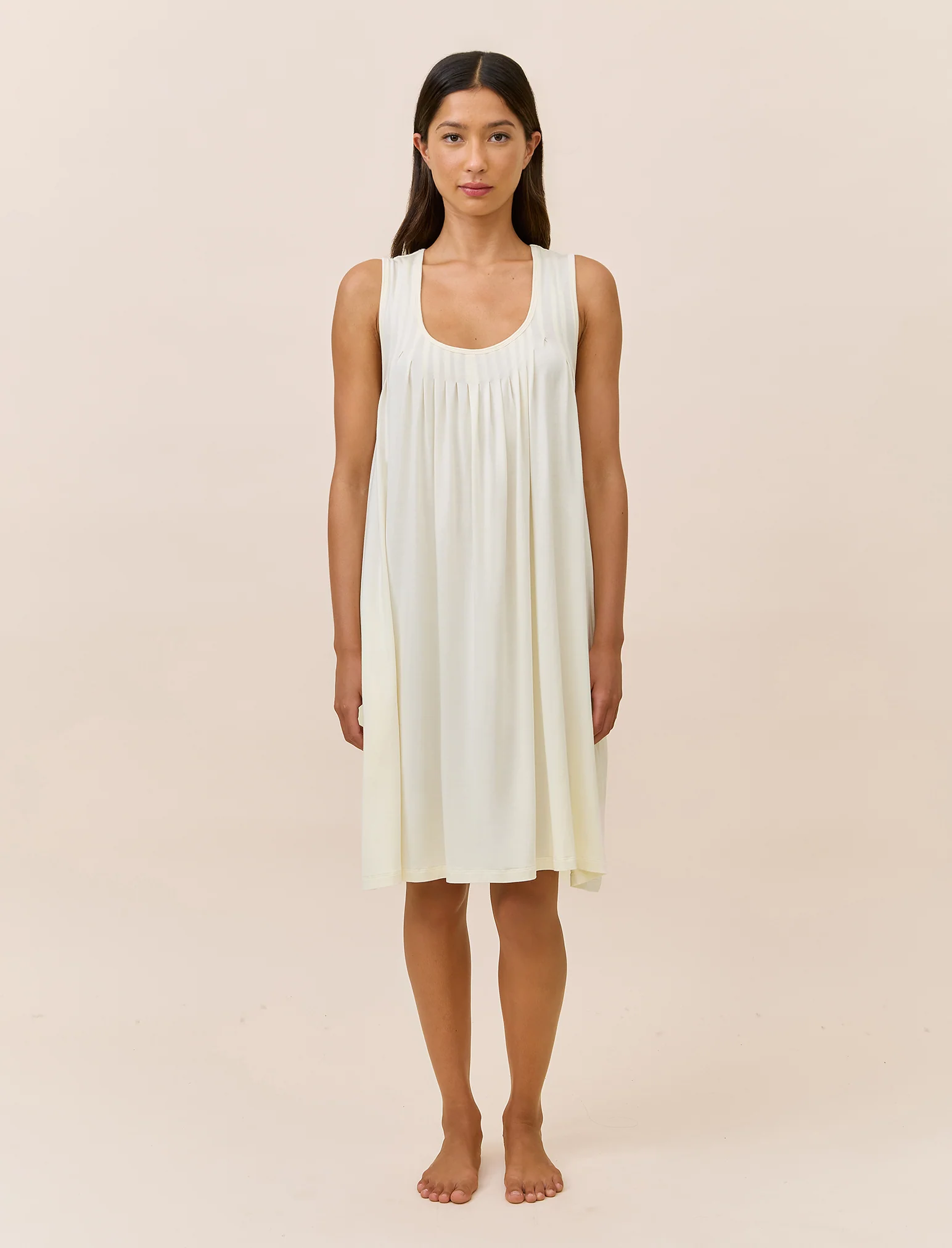 Kate Modal Soft Pleat Front Nightie - Image 4