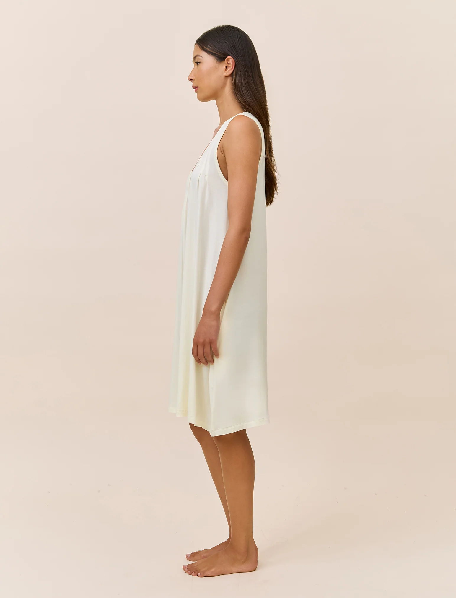 Kate Modal Soft Pleat Front Nightie - Image 5
